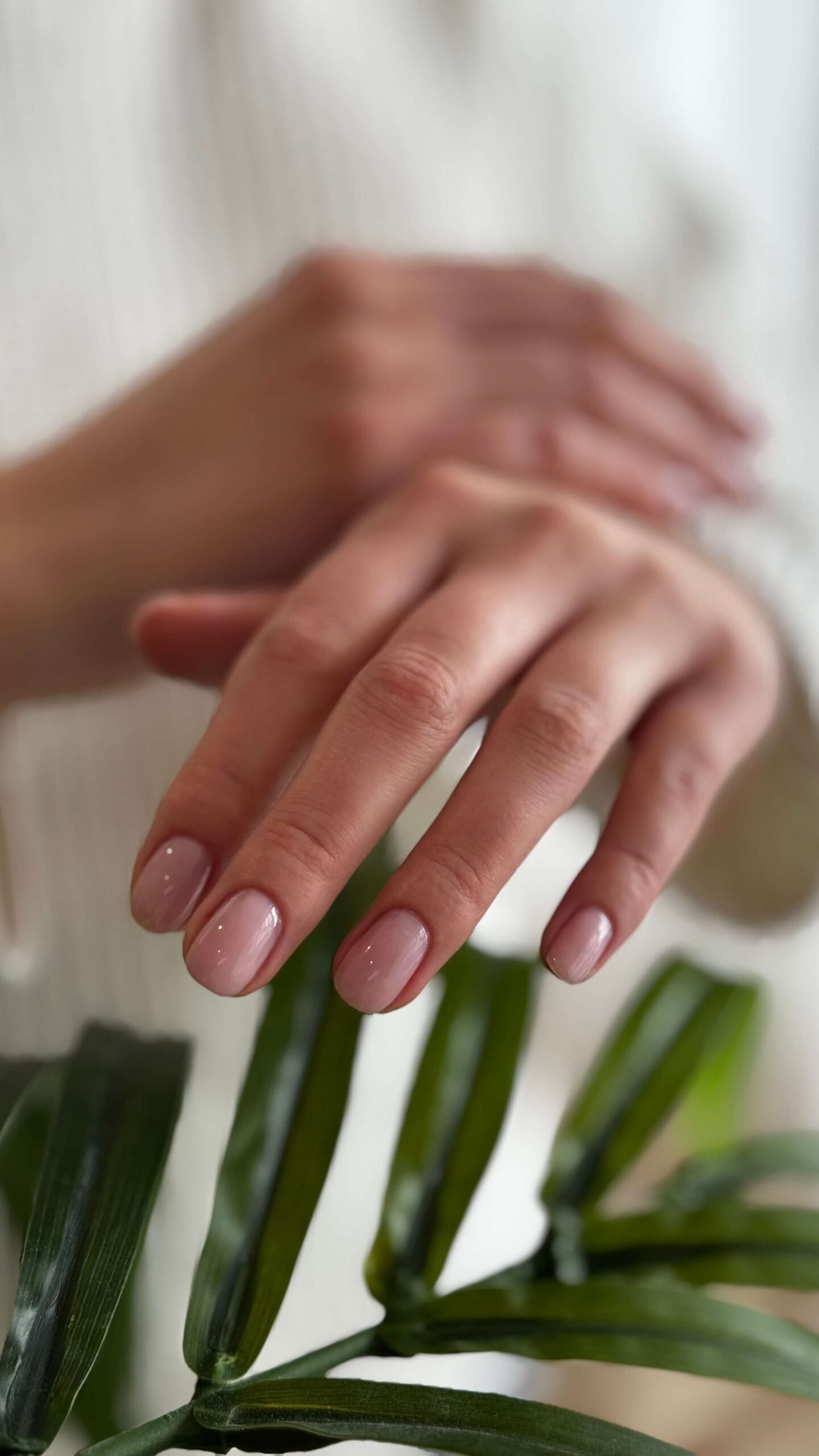 Creative nail art design with glitter and rhinestones